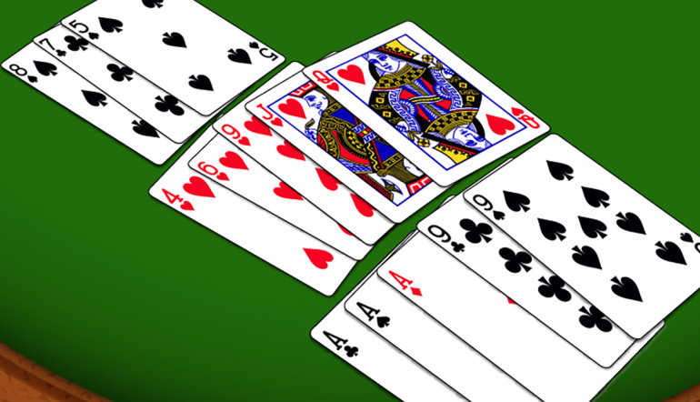 Cartas comunitarias en el poker chino